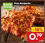 Pizza Margherita Angebote von Backstube bei Netto Marken-Discount Offenburg für 0,79 €