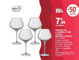 Coffret de 4 verres à pied ultimo - BOHEMIA CRYSTAL - Intermarché Super à Villejuif Coffret de 4 verres à pied ultimo - BOHEMIA CRYSTAL en promo chez Intermarché Super Villejuif à 7,99 €