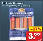 Frankfurter Rindswurst von Müller für 3,99 € bei Netto Marken-Discount im Angebot Frankfurter Rindswurst von Müller im aktuellen Netto Marken-Discount Prospekt