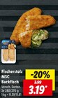 Backfisch im Lidl Prospekt Backfisch von Fischerstol MSC im aktuellen Lidl Prospekt für 3,19 €
