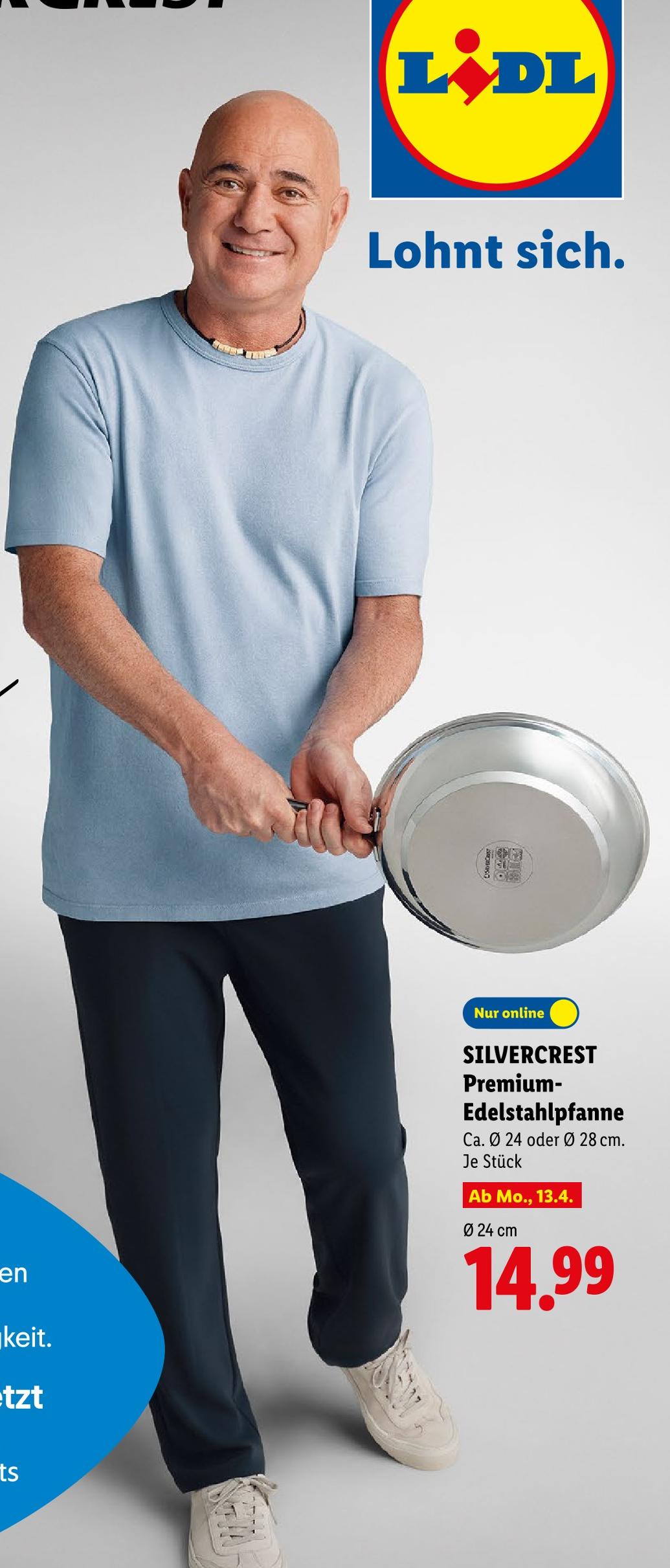 Premium-Edelstahlpfanne