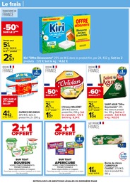Prix et réduction Kiri dans le prospectus Carrefour en cours Offre Kiri dans le catalogue Carrefour du moment à la page 28