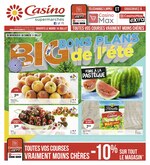 Catalogue Casino Supermarchés à Lille, avec 2 pages Prospectus Casino Supermarchés à Lille, "Big bons plans de l'été", 2 pages, 08/07/2020 - 11/07/2020