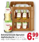 Apfelschorle von Schwarzwald-Sprudel für 6,99 € bei EDEKA im Angebot Apfelschorle von Schwarzwald-Sprudel im aktuellen EDEKA Prospekt