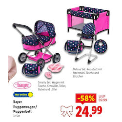 Puppenwagen/Puppenbett