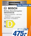 Aktuelle Geschirrspüler Angebote bei expert in Lübeck Aktuelles Einbau-Geschirrspüler SMI4HTS00E Angebot bei expert in Lübeck ab 475,00 €