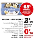 Yaourt - LA FERMIERE dans le catalogue Hyper U