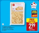 4 crêpes de froment - La Cuisine des Saveurs dans le catalogue Aldi