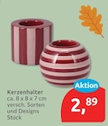 Kerzenhalter für 2,89 € bei budni im Angebot Kerzenhalter im aktuellen budni Prospekt