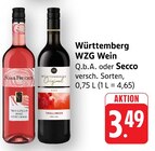 Q.b.A. Angebote von Württemberg WZG Wein bei E center Nürtingen für 3,49 €