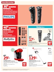 Promos Aspirateur Balai dans le catalogue "OFFRES DU MOMENT" de Auchan Hypermarché Aspirateur Balai en promo dans le catalogue Auchan Hypermarché à la page 32