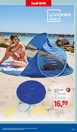 Prix et réduction Tente dans le prospectus Lidl en cours Offre Tente dans le catalogue Lidl du moment à la page 37