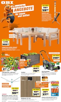 OBI Prospekt BIBERSTARKE ANGEBOTE mit 12 Seiten