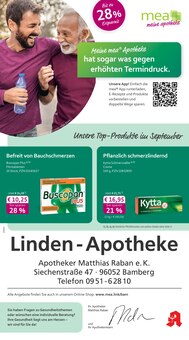 Aktueller mea - meine apotheke Prospekt "Unsere September-Angebote" für Bamberg Aktueller mea - meine apotheke Prospekt für Bamberg mit Seiten