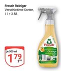 Reiniger Angebote von Frosch bei GLOBUS Siegen für 1,79 €
