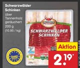 Schwarzwälder Schinken von Schwarzwälder Schinken im aktuellen Netto Marken-Discount Prospekt für 2,19 €