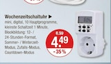 Wochenzeitschaltuhr im V-Markt Prospekt Wochenzeitschaltuhr von im aktuellen V-Markt Prospekt für 4,49 €