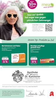 Aktueller mea - meine apotheke Prospekt "Unsere Juli-Angebote" Seite 1 von 4 Seiten für St. Blasien