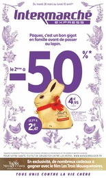 Catalogue Intermarché avec 24 pages de promos Prospectus Intermarché, "Pâques, c’est un bon gigot en famille avant de passer au lapin.", pages, 28/03/2023 - 10/04/2023