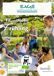 Aktueller Sage Sanitätsfachhandel GmbH Sanitätshäuser Prospekt für Mühlenbeck: Fit und mobil durch den Frühling mit 6} Seiten, 13.03.2025 - 31.05.2025