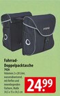 Aktuelles Fahrrad-Doppelpacktasche Angebot bei famila Nordost in Kiel ab 24,99 €