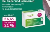 Ibuprofen mea 400 mg Filmtabletten bei mea - meine apotheke im Prospekt "" für 4,45 €