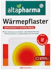 Wärmepflaster von altapharma für 2,59 € bei Rossmann im Angebot Wärmepflaster von altapharma im aktuellen Rossmann Prospekt