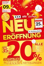 Aktueller XXXLutz Möbelhäuser Möbel & Einrichtung Prospekt in Hemmoor und Umgebung, "NEUERÖFFNUNG in Halstenbek" mit 8 Seiten, 28.02.2025 - 15.03.2025