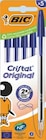 5 Stylos-Bille Cristal Original Bleu - BIC dans le catalogue Intermarché