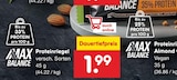 Proteinriegel im Angebot bei Netto Marken-Discount in Leipzig Proteinriegel Angebote von MAX BALANCE bei Netto Marken-Discount Leipzig für 1,99 €