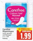 Slipeinlagen von Carefree im aktuellen E center Prospekt