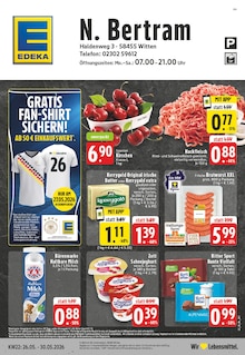 EDEKA Prospekt der Woche "Aktuelle Angebote" Seite 1, 26.05.2026 bis 30.05.2026 für Witten Aktueller EDEKA Prospekt "Aktuelle Angebote" Seite 1 von 30 Seiten für Witten