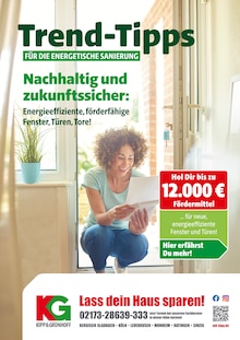 Kipp & Grünhoff Prospekt Trend-Tipps für die energetische Sanierung mit 13 Seiten