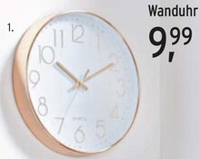 Wanduhr bei Ernstings family in Hattingen Wanduhr im Angebot bei Ernstings family Hattingen für 9,99 €