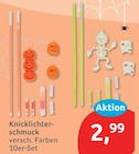 Knicklichterschmuck im aktuellen budni Prospekt