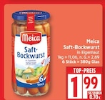 Saft-Bockwurst von Meica im aktuellen EDEKA Prospekt
