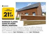 Tout Faire Saint-Cyr-en-Val - Promo Bardage Classic Sapin du Nord Profil Montana Promo Bardage Classic Sapin du Nord Profil Montana à 21,49 € dans le catalogue Tout Faire à Saint-Cyr-en-Val