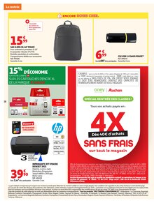 Promotion Imprimante Jet D'encre dans le prospectus Auchan Hypermarché, valable du 04/08/2026 au 30/08/2026 Promo Imprimante Jet D'encre dans le catalogue Auchan Hypermarché du moment à la page 18