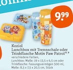Lunchbox mit Trennschale oder Trinkflasche Motiv Paw Patrol von Koziol im aktuellen tegut Prospekt für 9,99 €