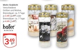 Motiv-Grablicht im Angebot bei GLOBUS in Erlangen Motiv-Grablicht Angebote von hofer Kerzen bei GLOBUS Erlangen für 3,49 €