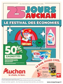 Catalogue Auchan Hypermarché de la semaine 15, "25 JOURS AUCHAN", page 1, 08/04/2026 - 19/04/2026 Prospectus Auchan Hypermarché en cours, "25 JOURS AUCHAN", page 1 sur 50