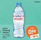 Mineralwasser Angebote von evian bei tegut Waiblingen für 0,88 €