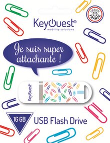 Clé USB Trombone 16 Go - Office DEPOT à Angers Clé USB Trombone 16 Go en promo chez Office DEPOT Angers à 8,99 €