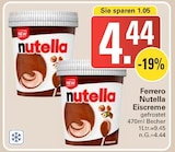 Nutella Eiscreme Angebote von Ferrero bei WEZ Bad Oeynhausen für 4,44 €