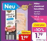 Aktuelle Hähnchenbrust Angebote bei Netto Marken-Discount in Mannheim Aktuelles Hähnchenbrust hauchfein Angebot bei Netto Marken-Discount in Mannheim ab 1,79 €