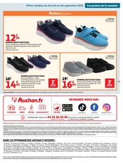 Promos Chaussures dans le catalogue "XXL" de Auchan Hypermarché Chaussures en promo dans le catalogue Auchan Hypermarché à la page 47