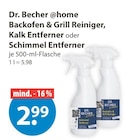 Backofen & Grill Reiniger, Kalk Entferner oder Schimmel Entferner von Dr. Becher@home im aktuellen V-Markt Prospekt für 2,99 €