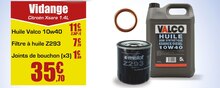 Vidange Citroen Xsara 1.4L - Carter-Cash à Suresnes Vidange Citroen Xsara 1.4L en promo chez Carter-Cash Suresnes à 35,70 €