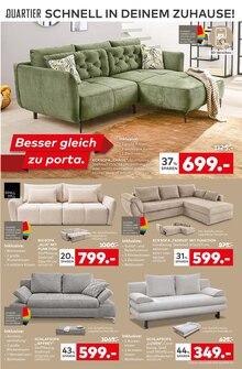 Sofa im porta Möbel Prospekt "RABATTMAGIE IM FEE-BRUAR" mit 24 Seiten (Koblenz)