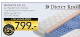 MATRATZE GEL KS im Angebot bei BRAUN Möbel-Center in Homburg MATRATZE GEL KS Angebote von Dieter Knoll bei BRAUN Möbel-Center Homburg für 799,00 €